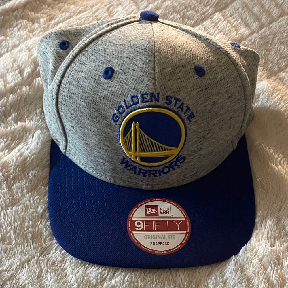 New Era Golden State Warriors Snapback - Gray and Blue